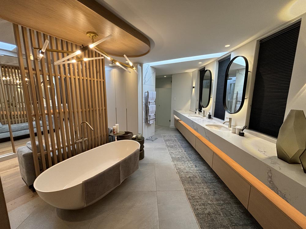 Knysna Hollow premium bathroom lighting and electrical work