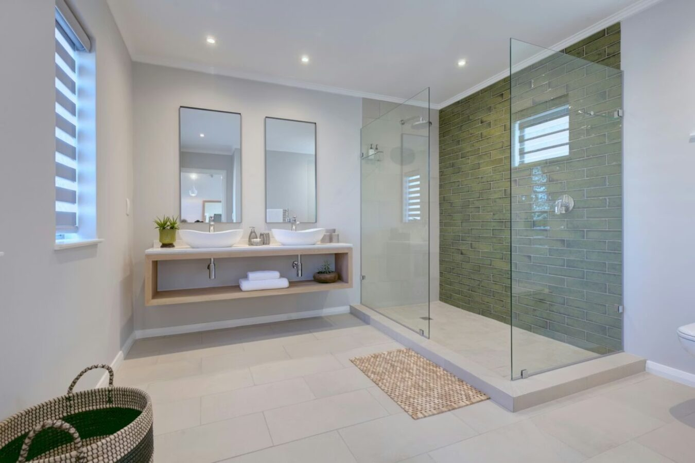 Knysna Hollow bathroom lighting and electrical work